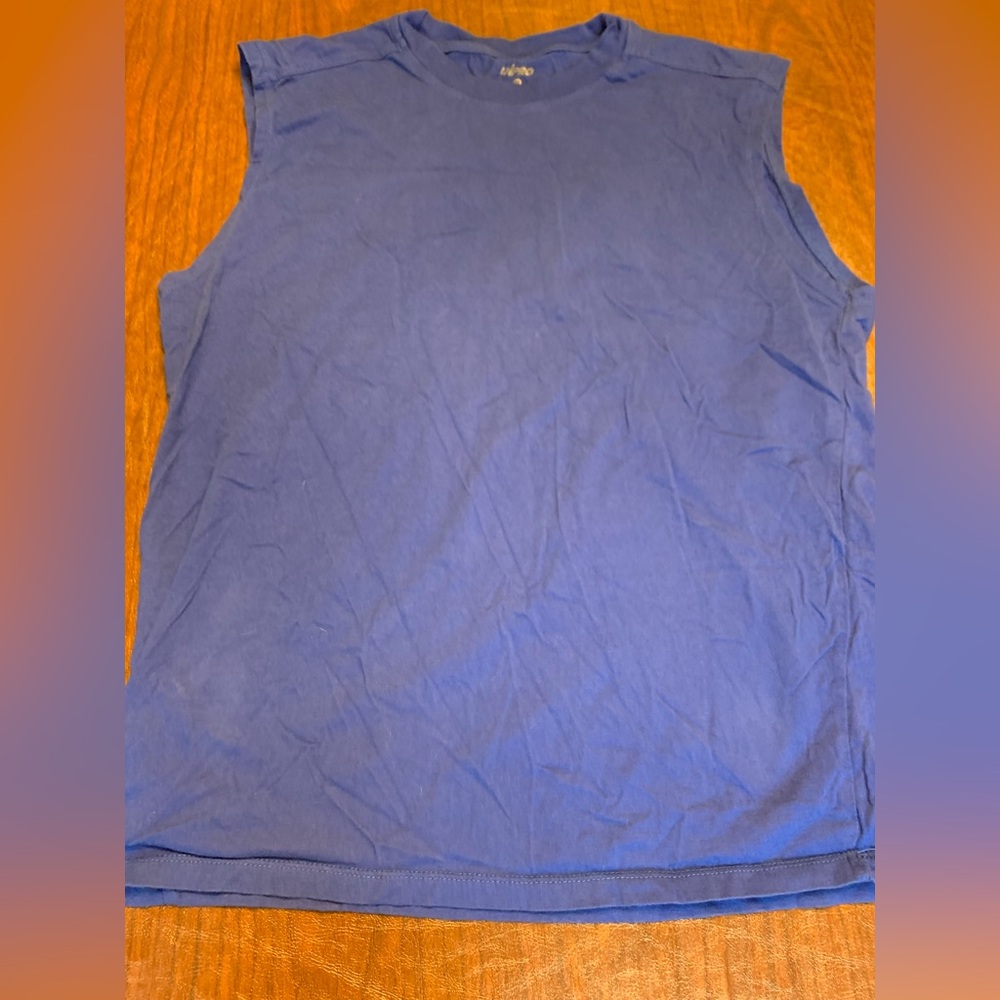 Men’s Blue Sleeveless Top